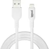 Cable USB iggual USB-A/Micro-USB 100cm Blanco