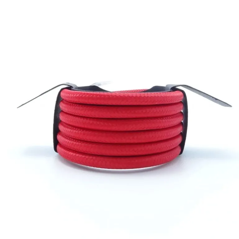 Cable USB Xiaomi Braided USB Type-C 100 cm Rojo