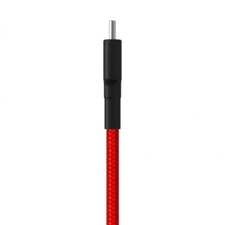 Cable USB Xiaomi Braided USB Type-C 100 cm Rojo