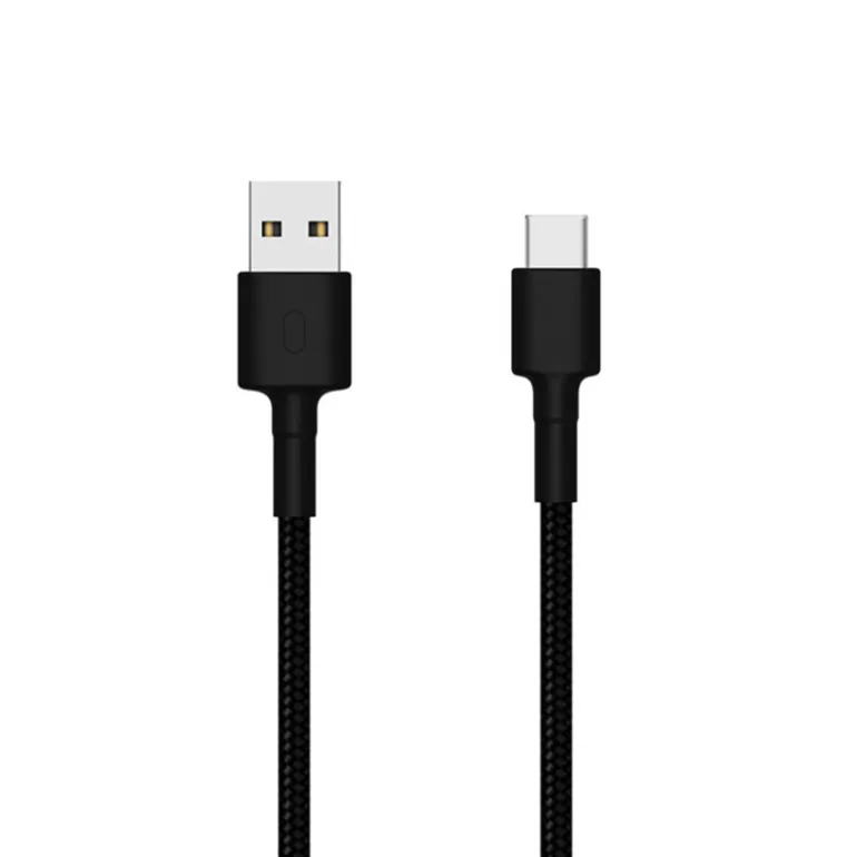 Cable USB Xiaomi Braided USB Type-C 100 cm Negro