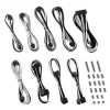 CableMod Classic ModMesh C-Series Corsair AXi, HXi & R Negro/Blanco - Kit Cables