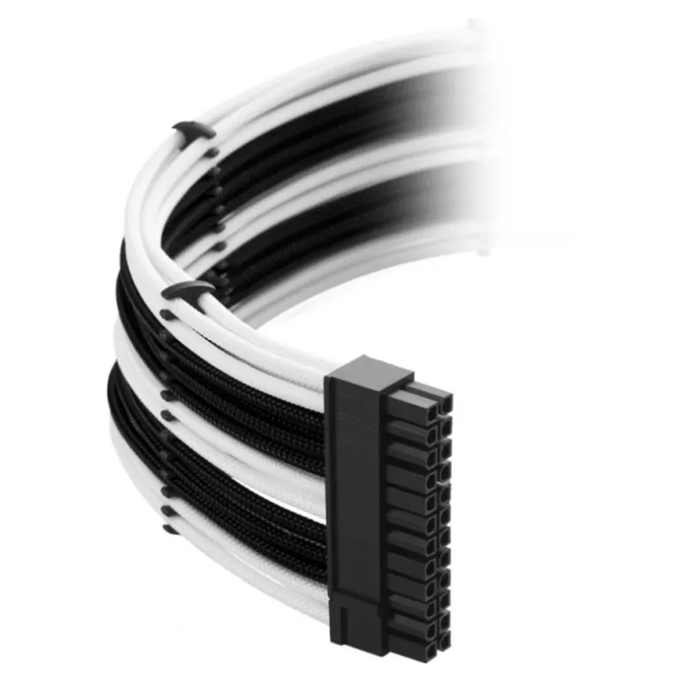 CableMod Classic ModMesh C-Series Corsair AXi, HXi & R Negro/Blanco - Kit Cables