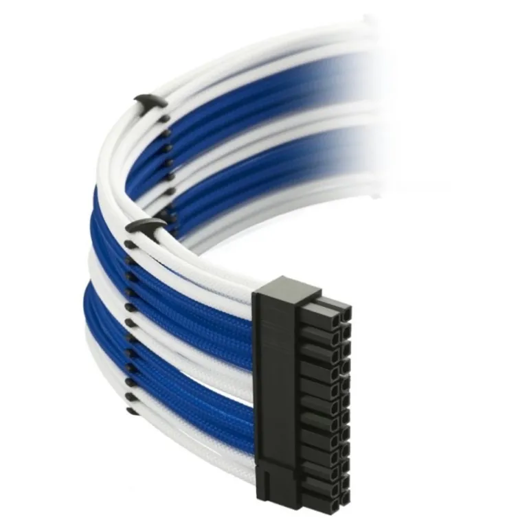 CableMod Classic ModMesh C-Series Corsair AXi, HXi & R Blanco/Azul - Kit Cables