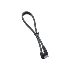 CableMod ModMesh Right Angle SATA 3 30cm Carbón - Cable SATA