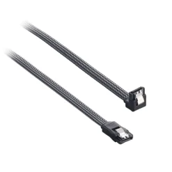 CableMod ModMesh Right Angle SATA 3 30cm Carbón - Cable SATA