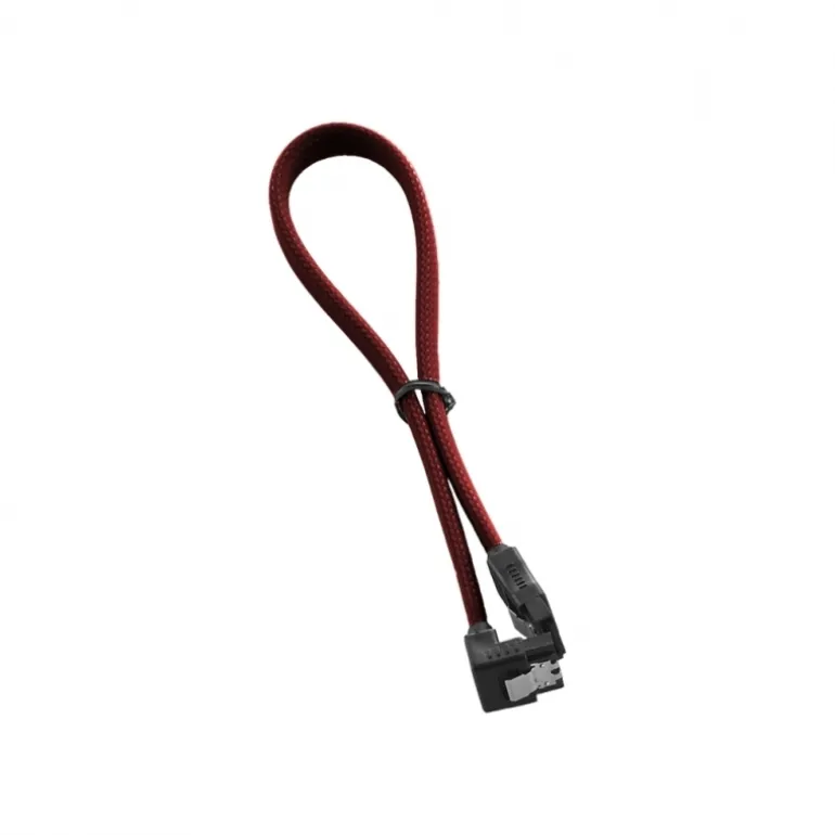 CableMod ModMesh Right Angle SATA 3 30cm Rojo Sangre - Cable SATA