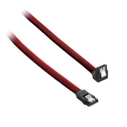 CableMod ModMesh Right Angle SATA 3 30cm Rojo Sangre - Cable SATA