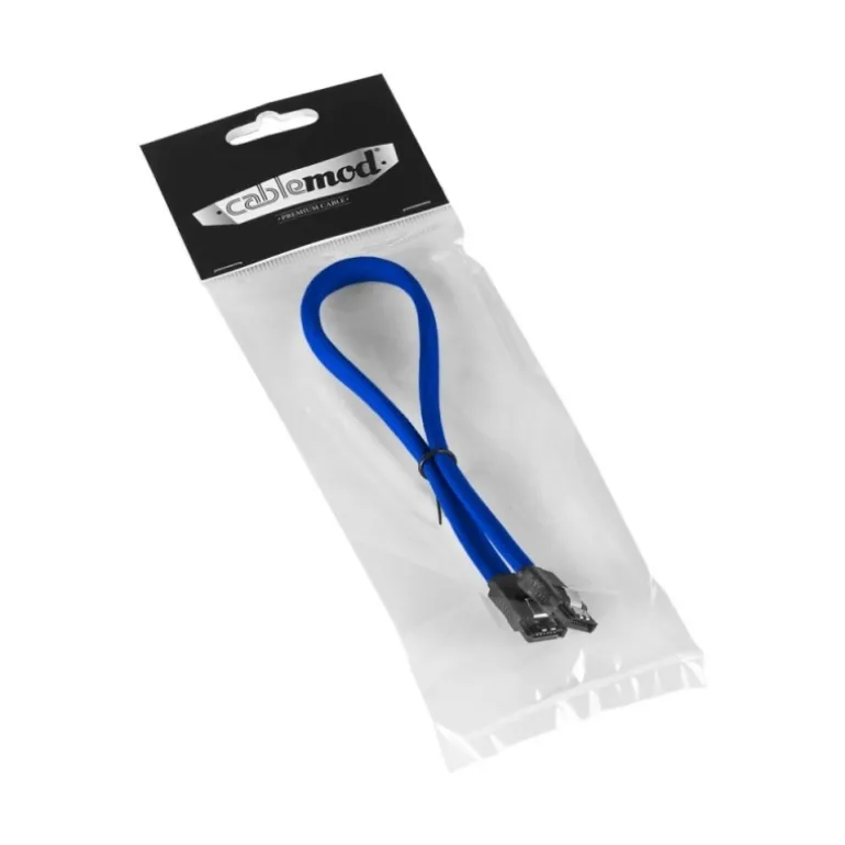 CableMod ModMesh SATA 3 Cable 30cm Azul - Cable SATA