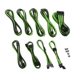 CableMod PRO ModMesh C-Series RMi/RMx Negro/Verde Claro - Kit Cables