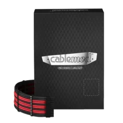 CableMod PRO ModMesh C-Series AXi/HXi/RM Negro/Rojo - Kit Cables
