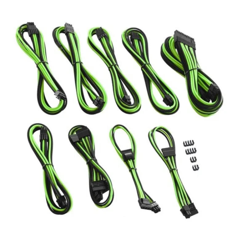 CableMod PRO ModMesh C-Series AXi/HXi/RM Negro/Verde Claro - Kit Cables