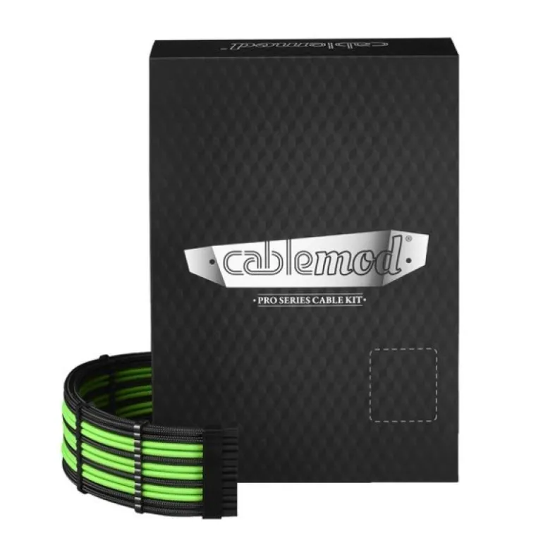 CableMod PRO ModMesh C-Series AXi/HXi/RM Negro/Verde Claro - Kit Cables