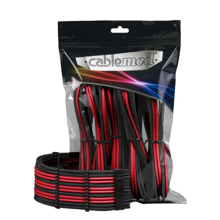 CableMod PRO ModMesh Extensión Negro/Rojo - Kit Cables