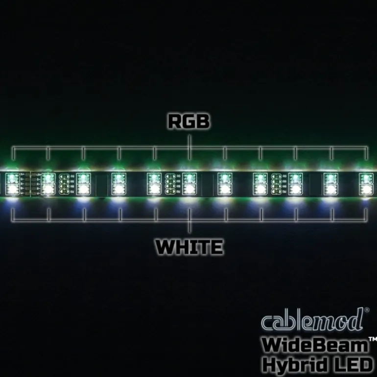 CableMod WideBeam Hybrid Kit 60cm RGB/W - Tira LED