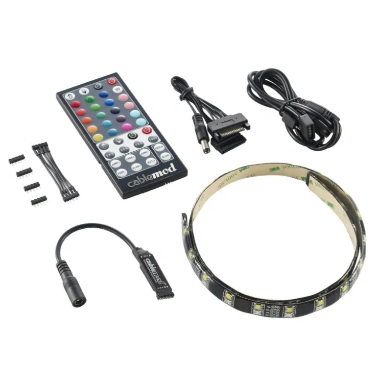 CableMod WideBeam Hybrid Kit 60cm RGB/W - Tira LED