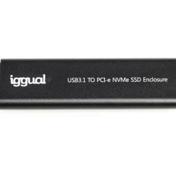 Caja Externa iggual USB-C 3.1 SSD M.2 NVMe Y SATA