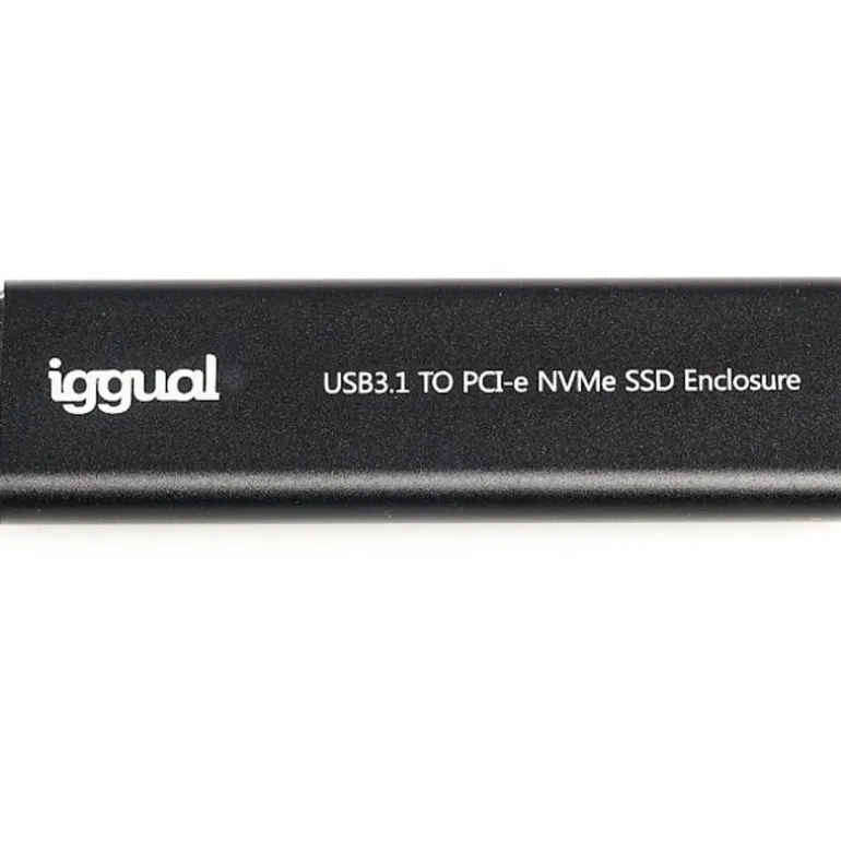 Caja Externa iggual USB-C 3.1 SSD M.2 NVMe Y SATA