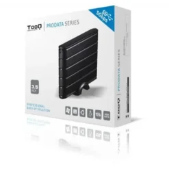 Caja Externa TooQ TQE-3530B 3.5"- SATA3 - USB 3.0 - Negra