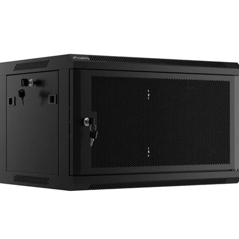 Caja Rack Lanberg WF01-6406-23B 6U 19" Para Pared Negro