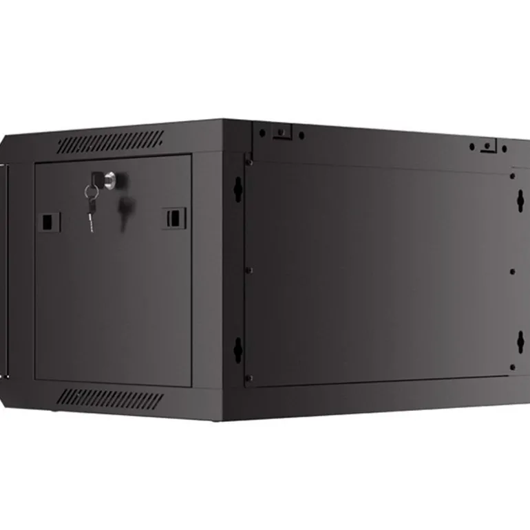 Caja Rack Lanberg WF01-6406-23B 6U 19" Para Pared Negro