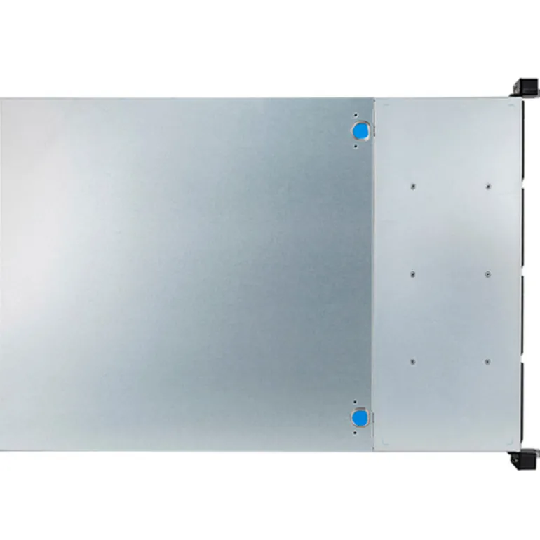 Caja Rack UNYKach HSW6212 Hot Swap 19" 2U 12 Bahías Plata