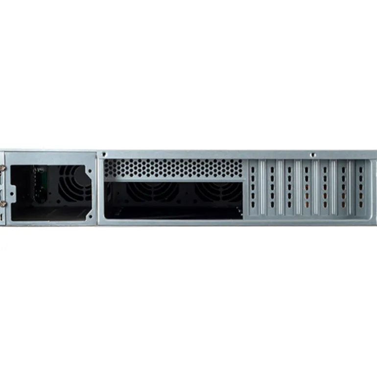 Caja Rack UNYKach HSW6212 Hot Swap 19" 2U 12 Bahías Plata