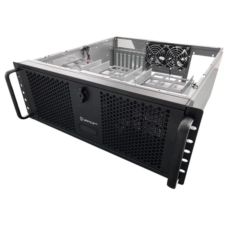 Caja Rack UNYKach 4U UK4339H 19" USB 3.0 Plata