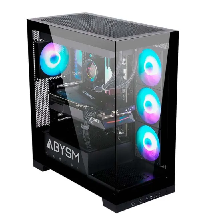 Caja/Torre Abysm Danube Sava H500 Negro