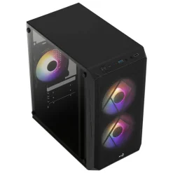 Caja/Torre Aerocool CS 107 V2 RGB Negro