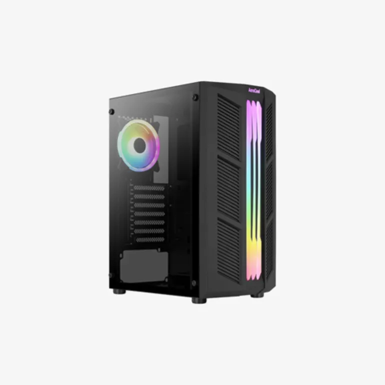 Caja/Torre Aerocool Prime v2 RGB Cristal Templado