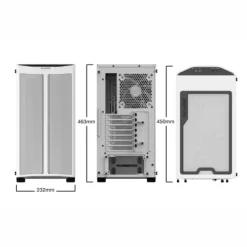 Caja/Torre Be quiet! Pure Base 500DX Blanco Cristal Templado