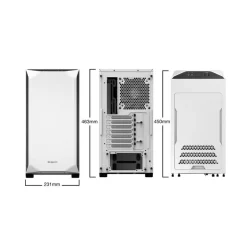 Caja/Torre be quiet! Pure Base 500 Window Cristal Templado / Blanco