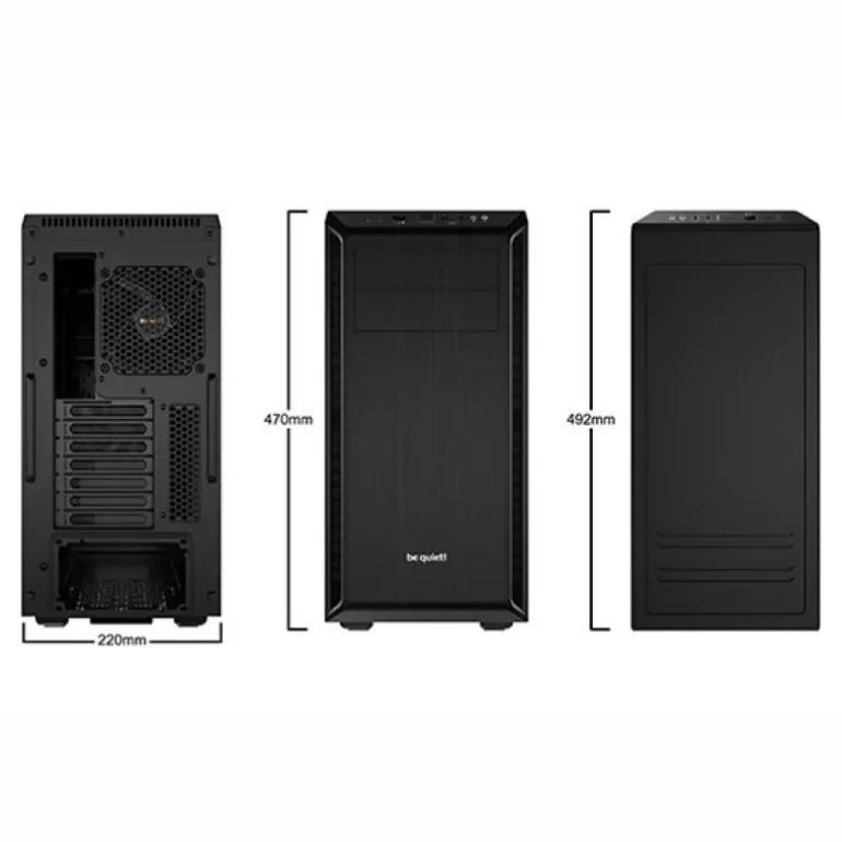 Caja/Torre be quiet! Pure Base 600 Negro