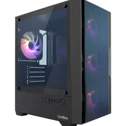 Caja/Torre Coolbox GM220 MPFUSION ARGB Negra