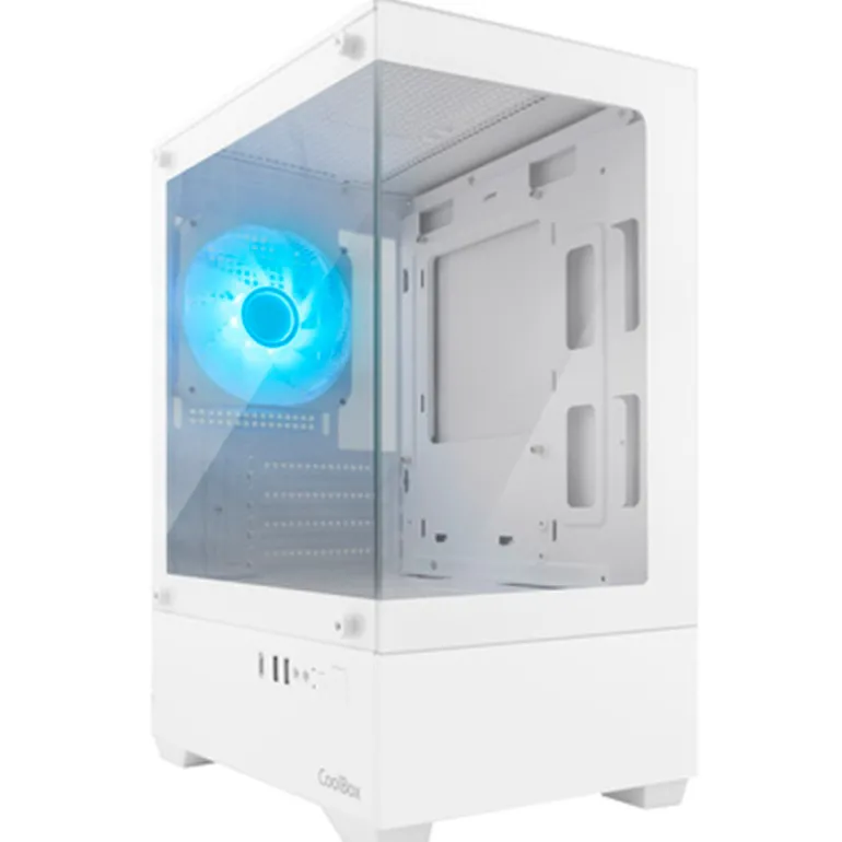 Caja/Torre Coolbox GM200 Vision Lite ARGB Blanca