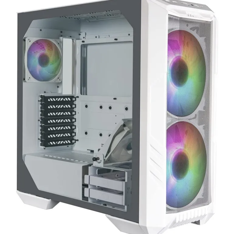 Caja/Torre Cooler Master HAF 500 ARGB Blanco