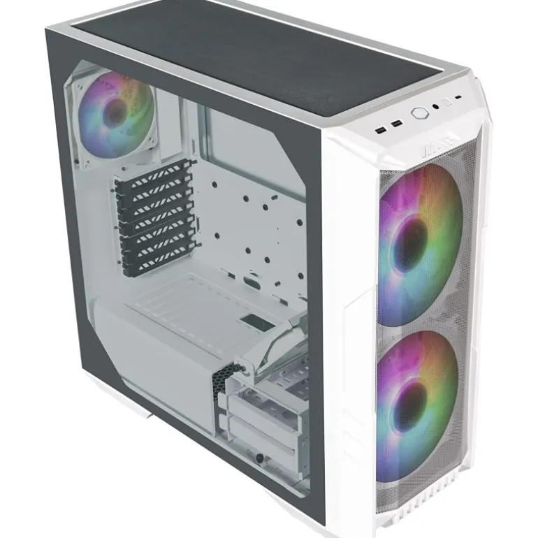 Caja/Torre Cooler Master HAF 500 ARGB Blanco