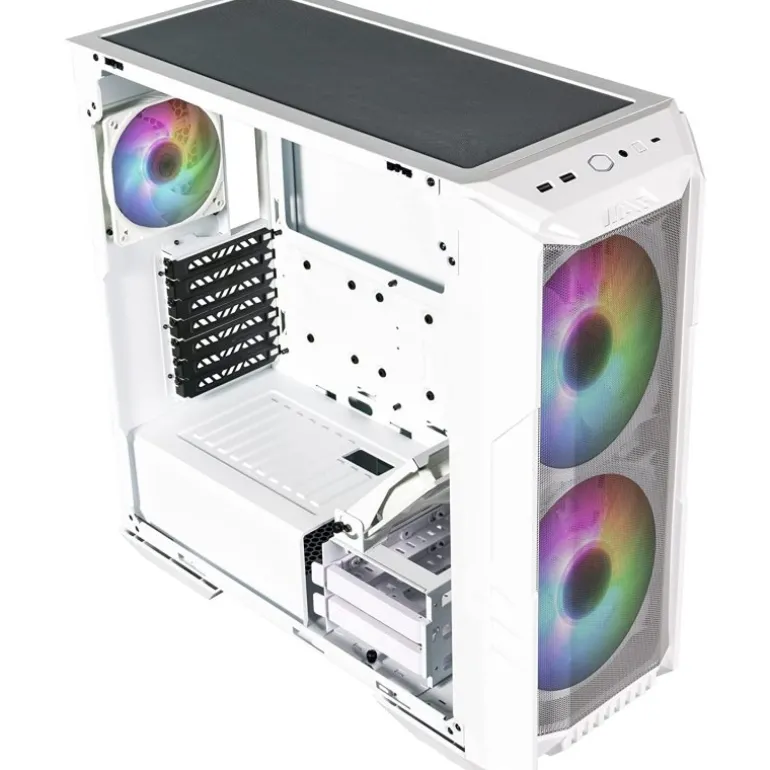 Caja/Torre Cooler Master HAF 500 ARGB Blanco