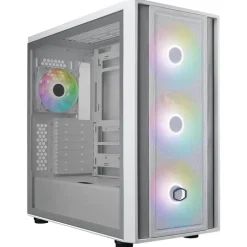 Caja/Torre Cooler Master MasterBox 600 ARGB Blanco