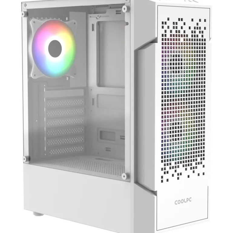 Caja/Torre COOLPC Shadow Core ARGB Blanco