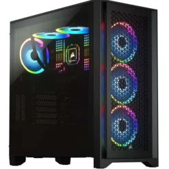 Caja/Torre Corsair 4000D Airflow Black Cristal Templado