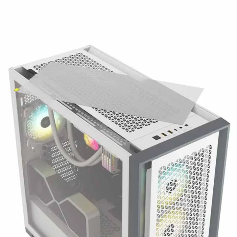 Caja/Torre Corsair 5000D AIRFLOW White Cristal Templado
