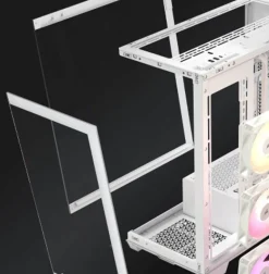 Caja/Torre Corsair iCUE LINK 3500X RGB Blanco