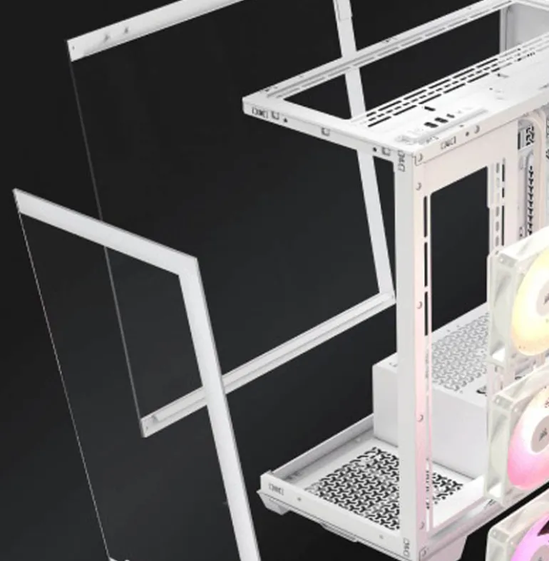 Caja/Torre Corsair iCUE LINK 3500X RGB Blanco