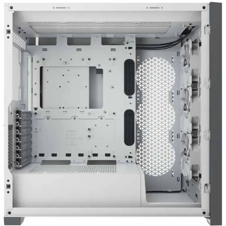 Caja/Torre Corsair iCUE 5000X RGB White Cristal Templado