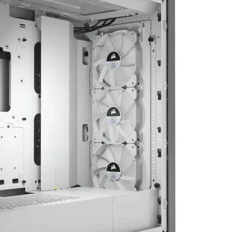 Caja/Torre Corsair iCUE 5000X RGB White Cristal Templado