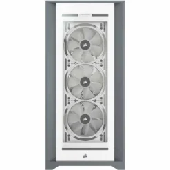 Caja/Torre Corsair iCUE 5000X RGB White Cristal Templado