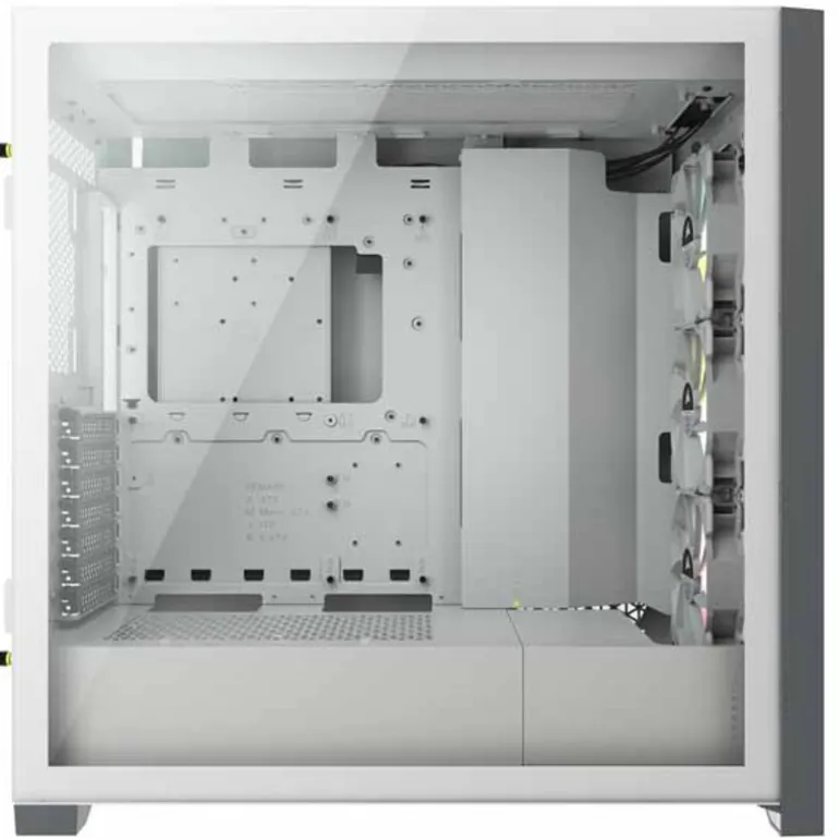 Caja/Torre Corsair iCUE 5000X RGB White Cristal Templado
