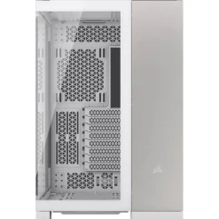 Caja/Torre Corsair 6500X Doble Cristal Blanco, Gris Satinado