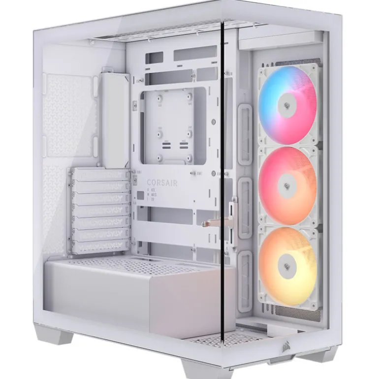 Caja/Torre Corsair 3500X RS-R ARGB Blanco